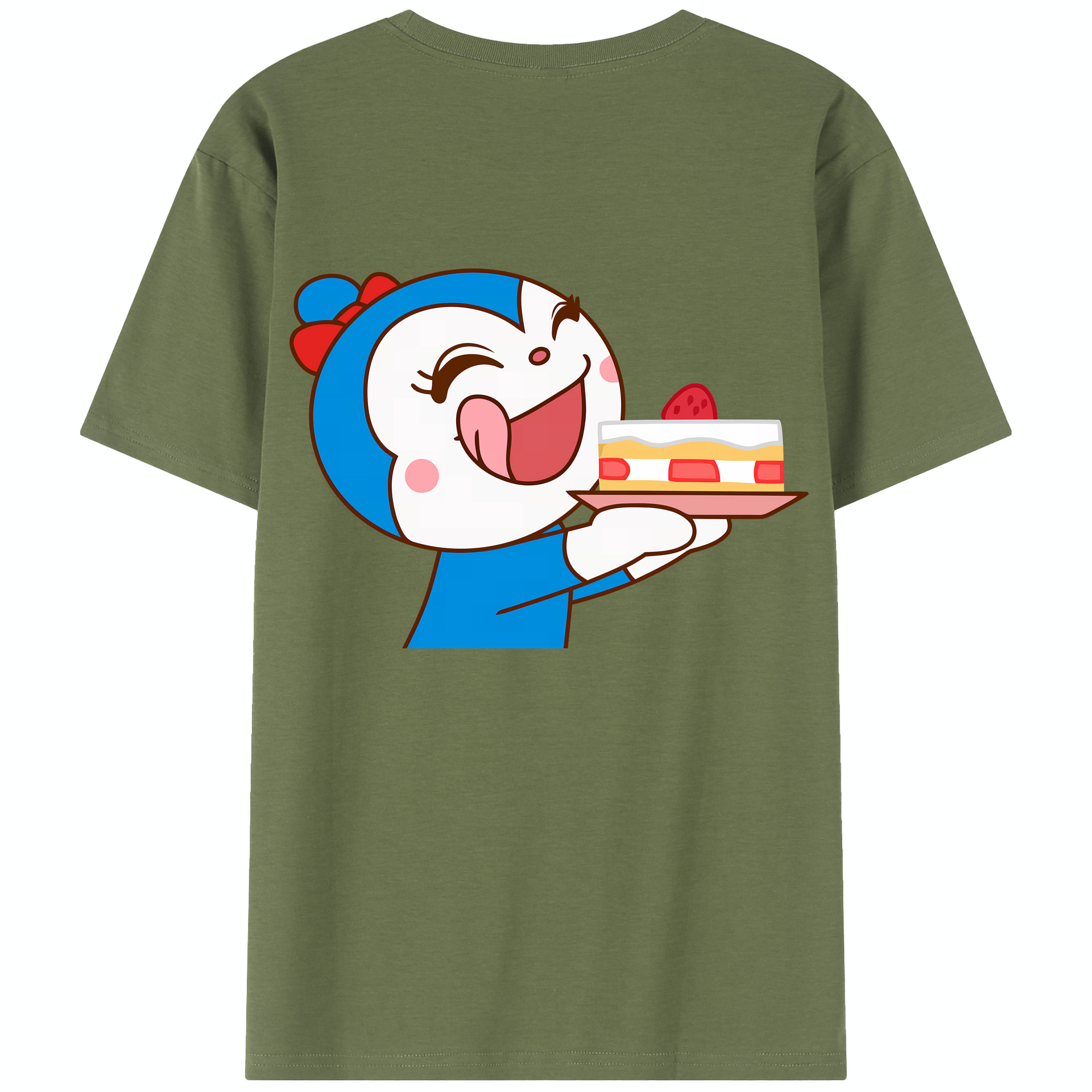 （画像用） アンパンマン Anpanman 綿100％半袖Tシャツ（背面プリント）